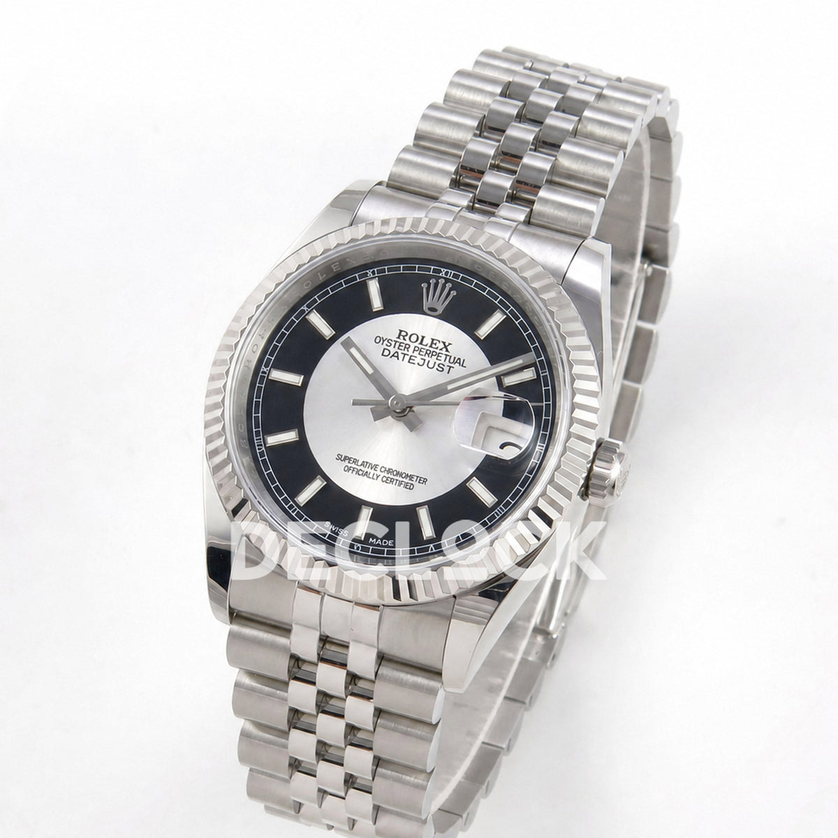 Rolex Datejust 36mm 116234 Black Silver Stick Dial JRF VR3135 Super Clone