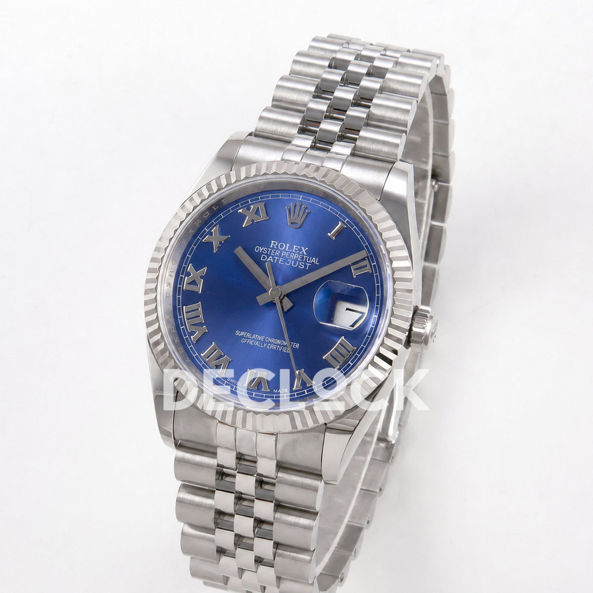 Rolex Datejust 36mm 116234 Blue Roman Dial JRF VR3135 Replica