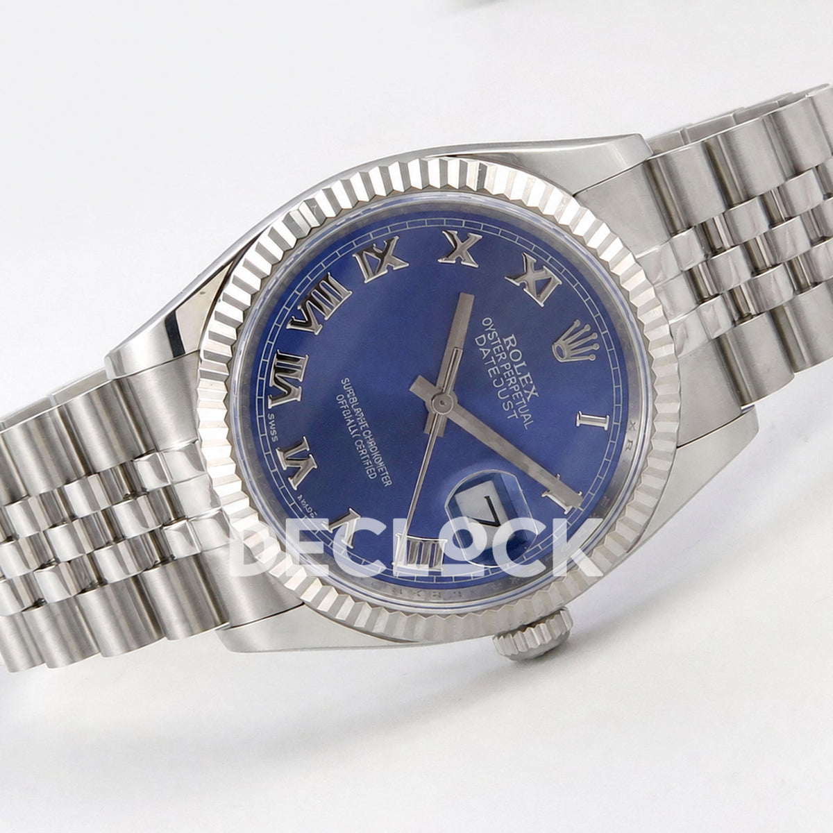 Rolex Datejust 36mm 116234 Blue Roman Dial JRF VR3135 Replica