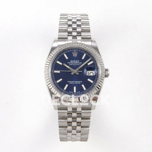 Rolex Datejust 36mm 116234 Blue Stick Dial JRF VR3135 Replica