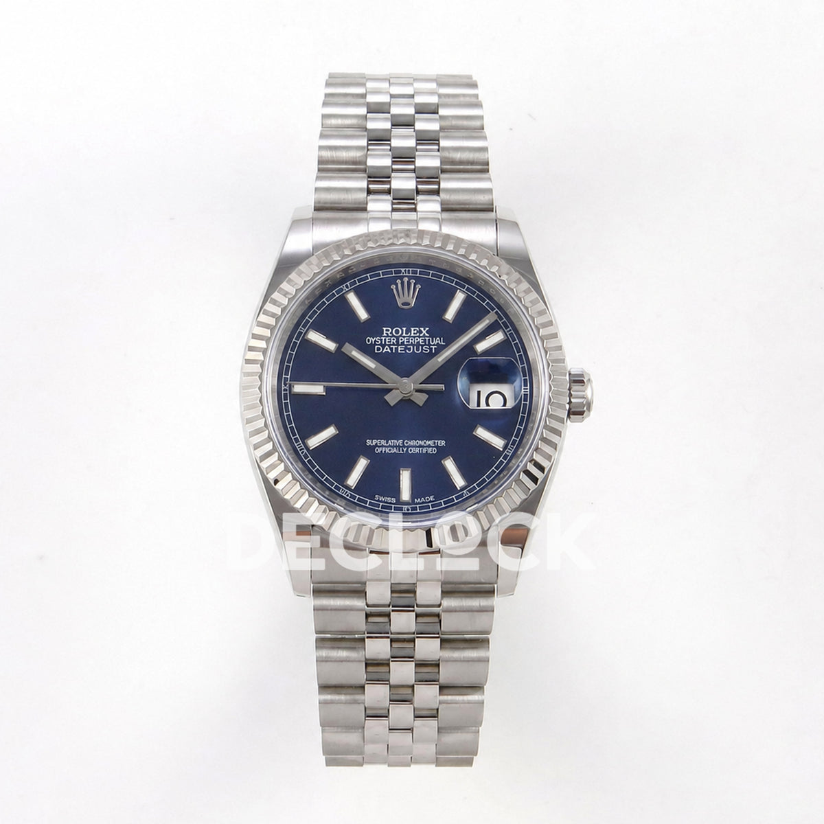 Rolex Datejust 36mm 116234 Blue Stick Dial JRF VR3135 Replica
