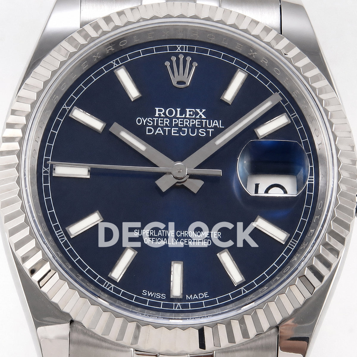 Rolex Datejust 36mm 116234 Blue Stick Dial JRF VR3135 Replica