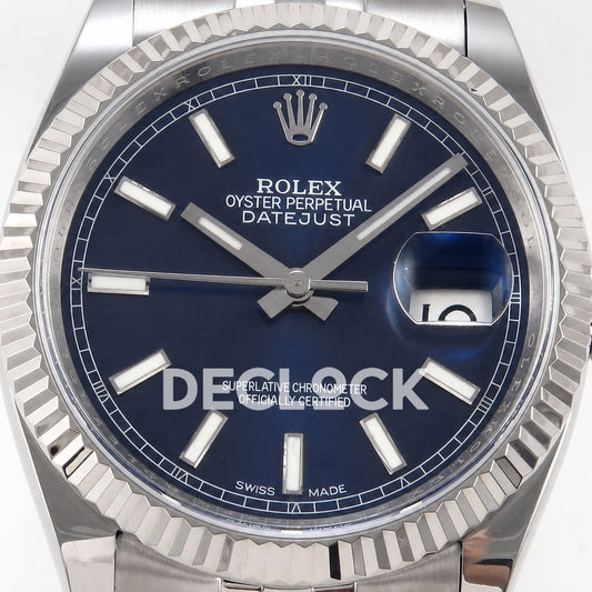 Rolex Datejust 36mm 116234 Blue Stick Dial JRF VR3135 Replica
