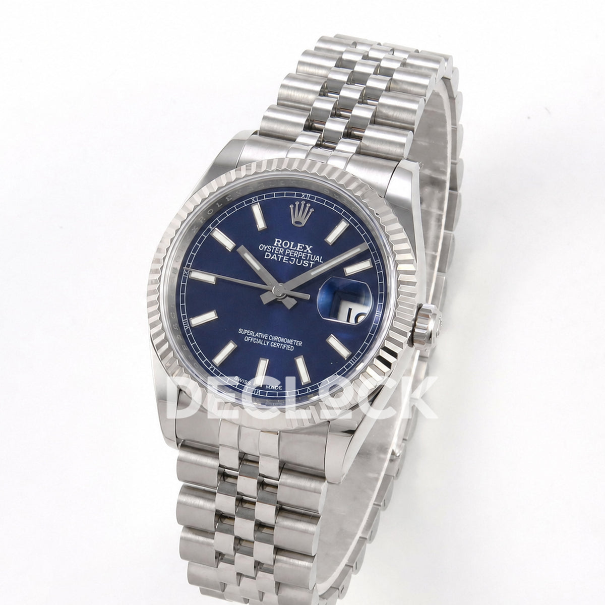 Rolex Datejust 36mm 116234 Blue Stick Dial JRF VR3135 Replica