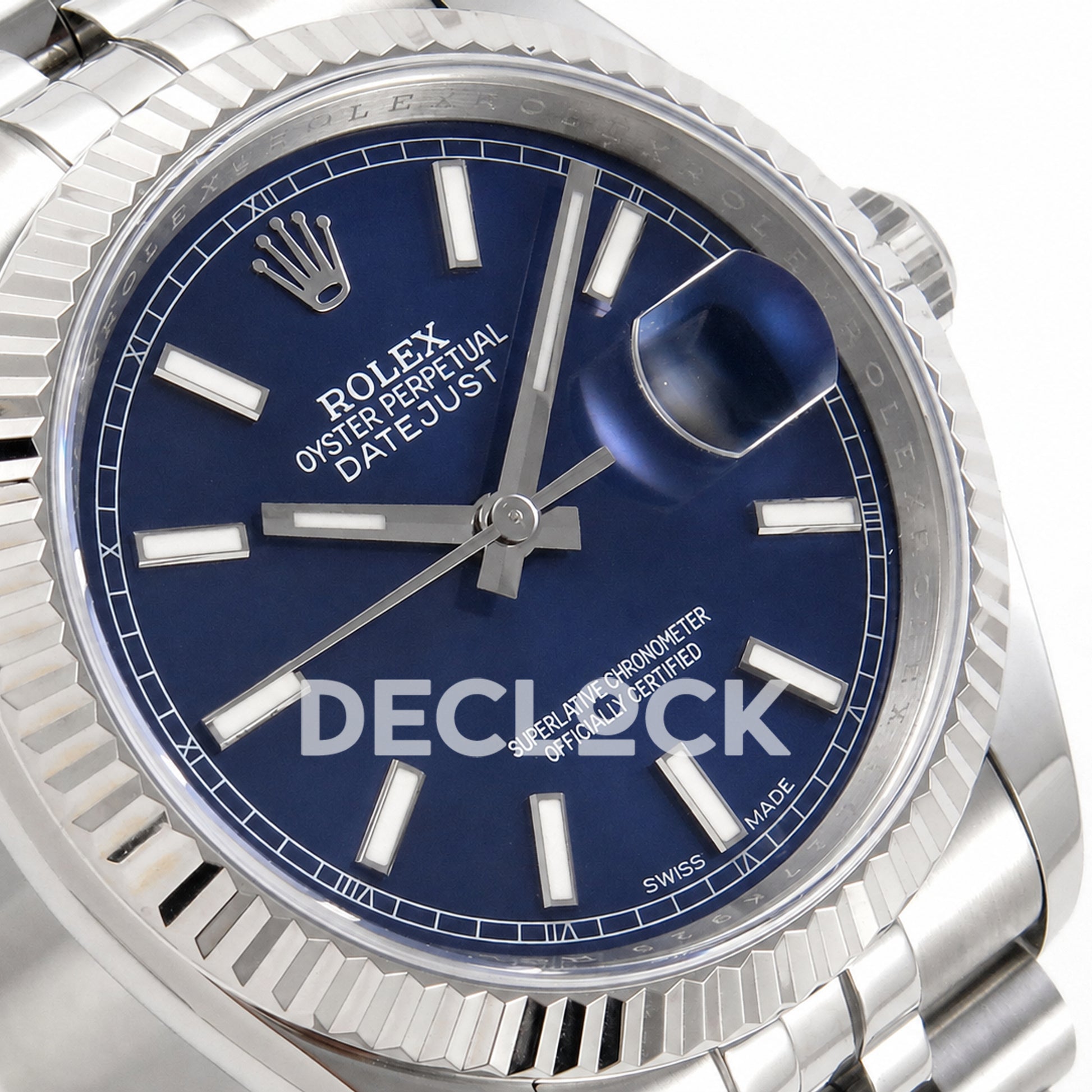 Rolex Datejust 36mm 116234 Blue Stick Dial JRF VR3135 Replica