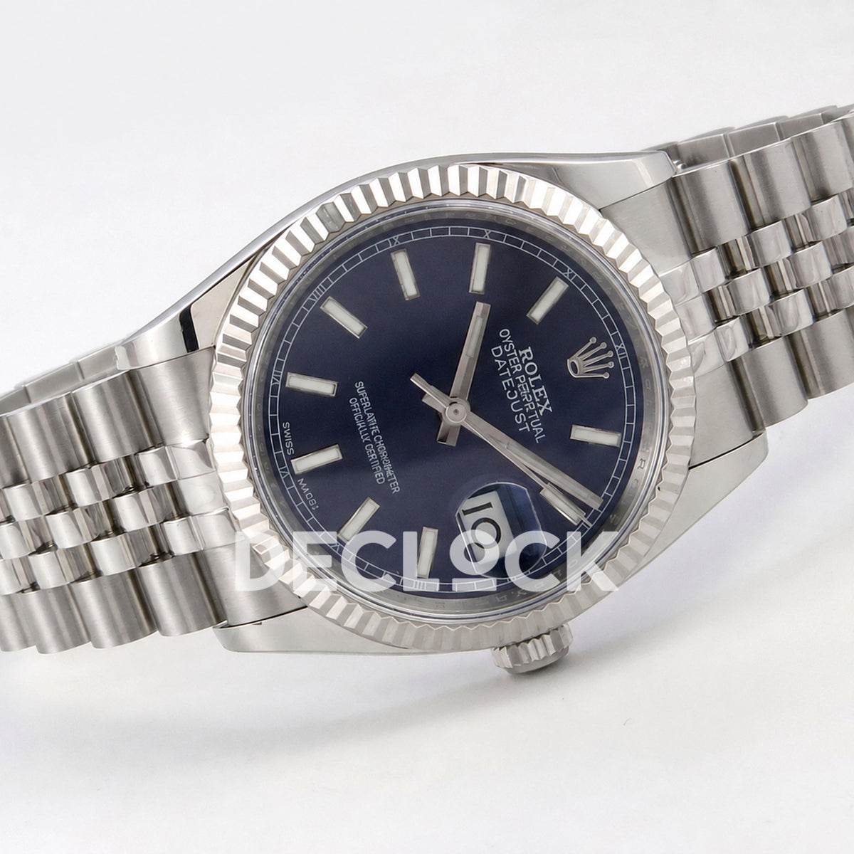 Rolex Datejust 36mm 116234 Blue Stick Dial JRF VR3135 Replica
