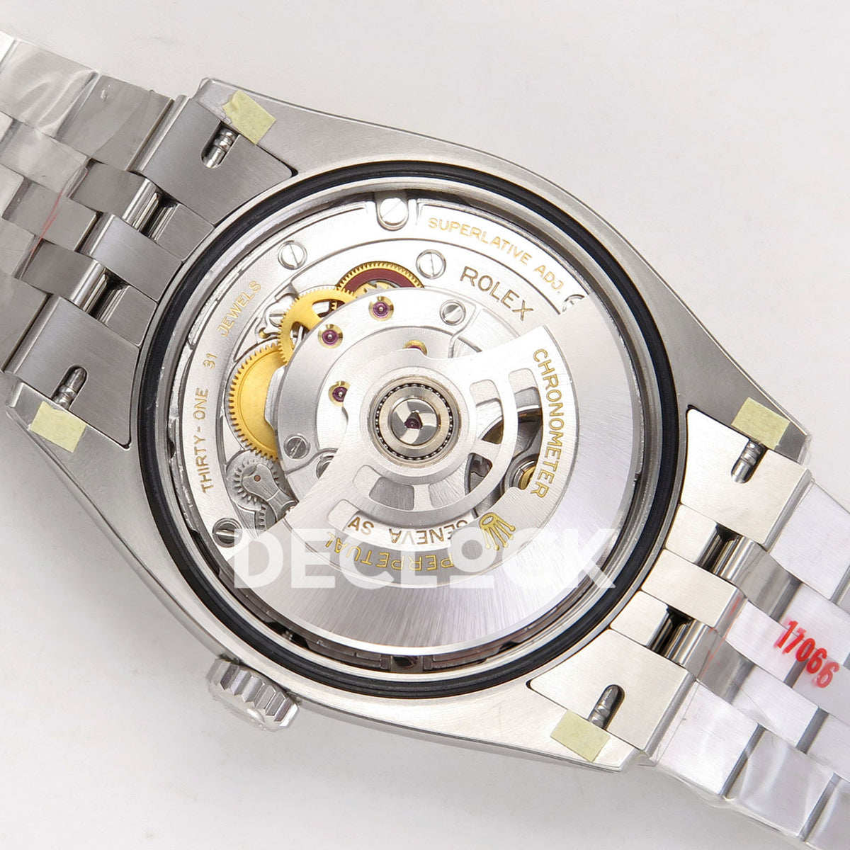 Rolex Datejust 126234 VSF Purple Diamonds Roman Jubilee VS3235 V2 replica - movement open