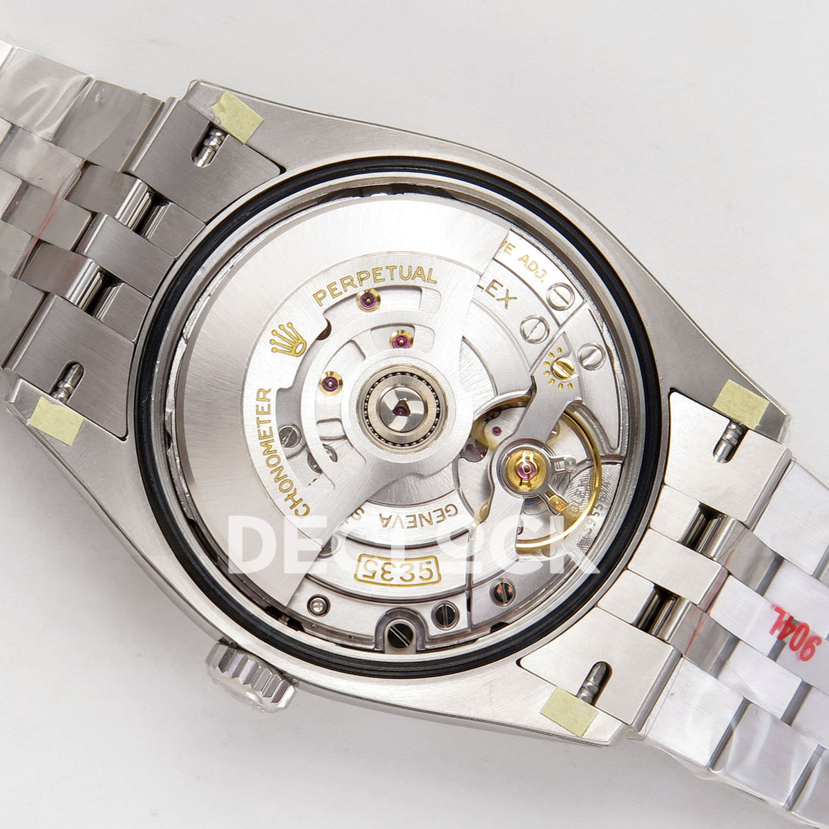 Rolex Datejust 126234 VSF Purple Diamonds Roman Jubilee VS3235 V2 replica - movement rotor angle