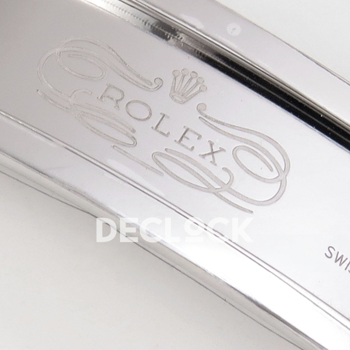 Rolex Datejust 126234 VSF Purple Diamonds Roman Jubilee VS3235 V2 replica - clasp engraving