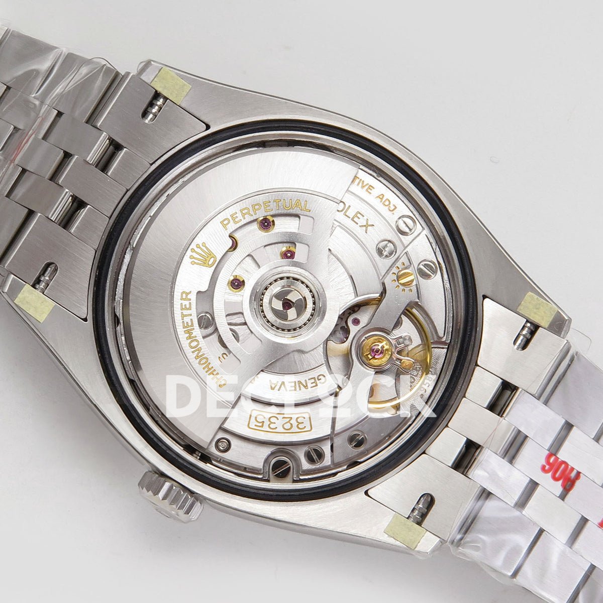 Rolex Datejust 126234 VSF Silver Diamonds Roman Jubilee VS3235 V2 replica - movement rotor angle