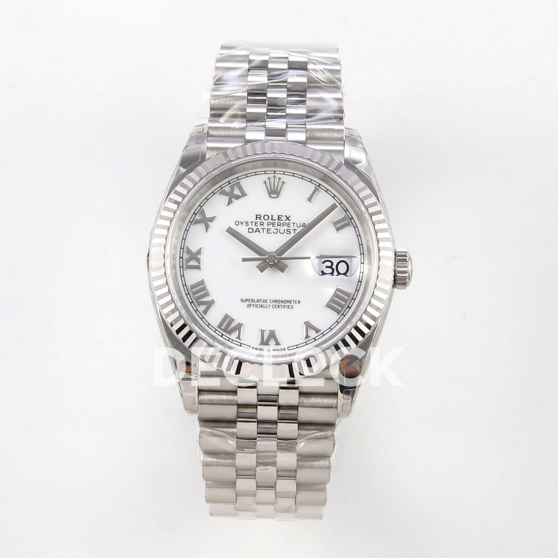 Rolex Datejust 126234 VSF White Roman Jubilee VS3235 V2 replica - front 126234