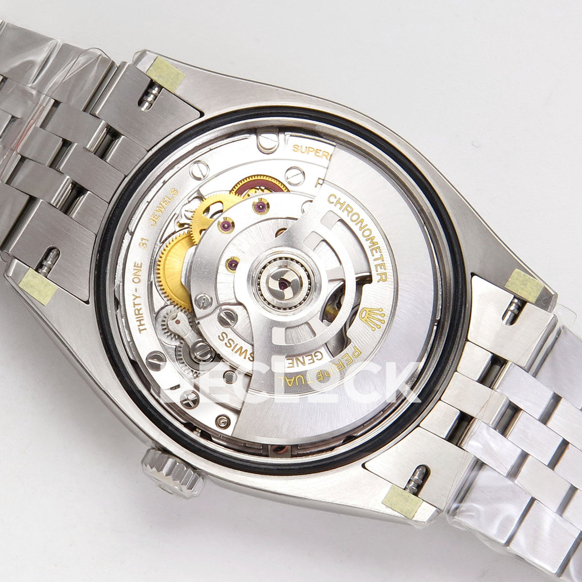 Rolex Datejust 126234 VSF White Roman Jubilee VS3235 V2 replica - movement open