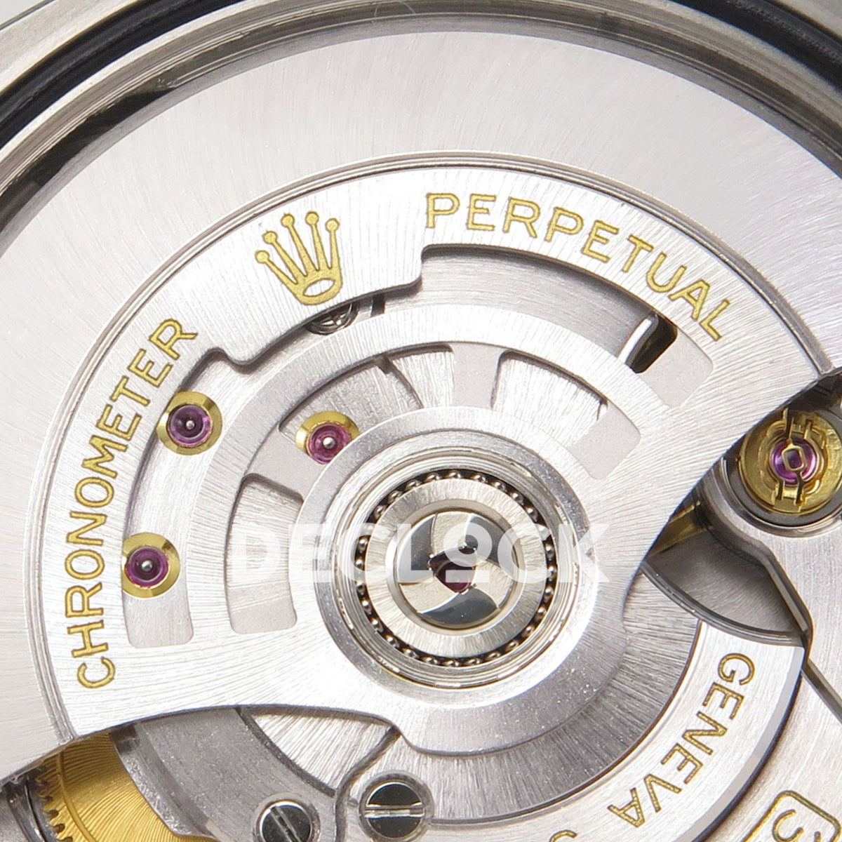 Rolex Datejust 126234 VSF White Roman Jubilee VS3235 V2 replica - rotor closeup