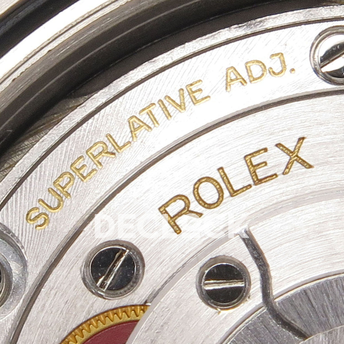 Rolex Datejust 126333 VSF gray green Roman dial two-tone Jubilee replica - rotor engraving