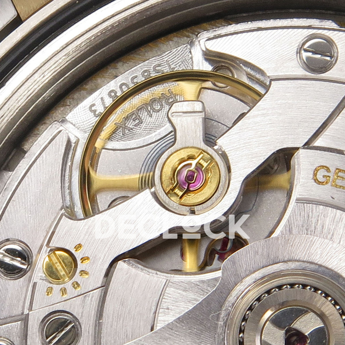 Rolex Datejust 126333 VSF gray green Roman dial two-tone Jubilee replica - balance detail