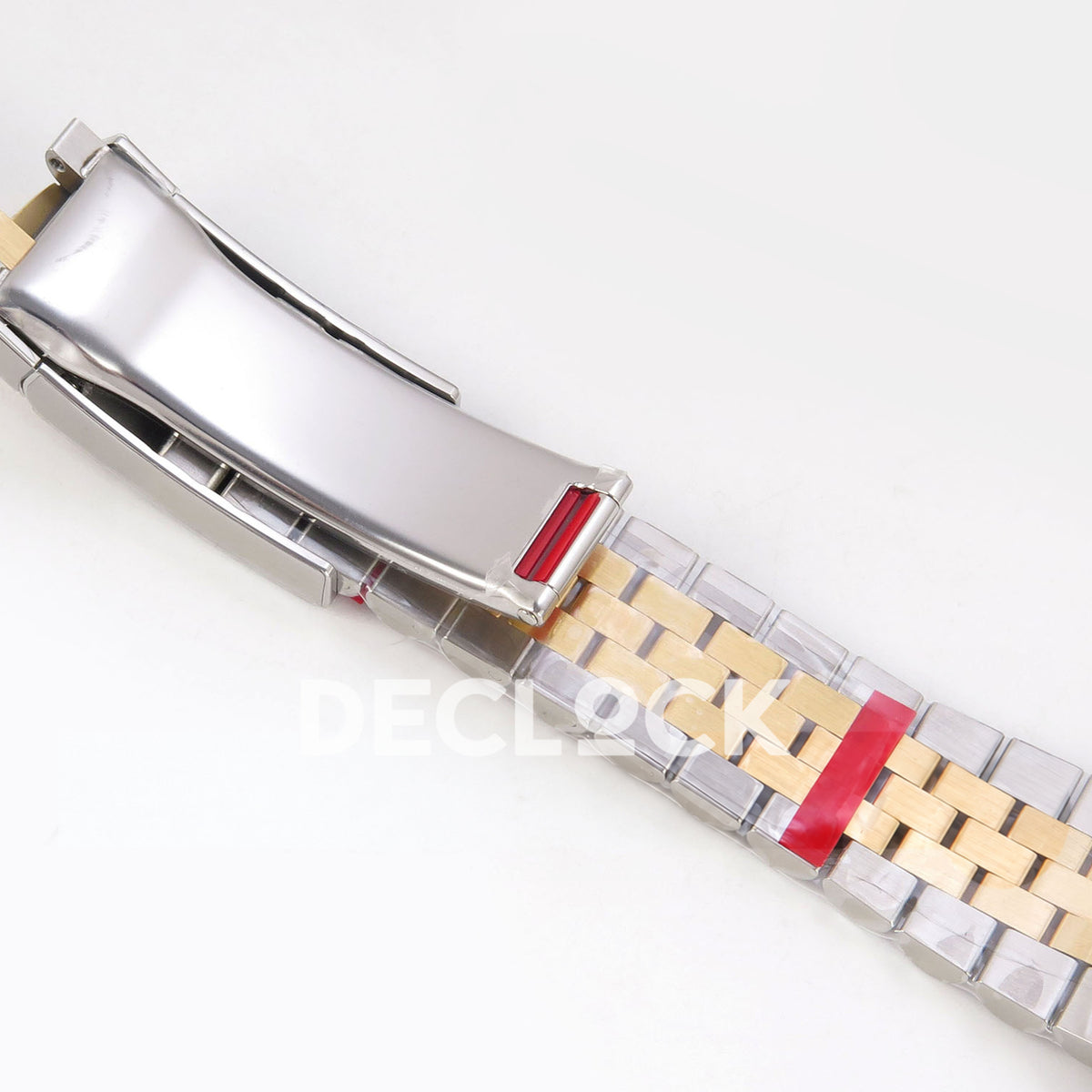 Rolex Datejust 126333 VSF gray green Roman dial two-tone Jubilee replica - clasp inner side