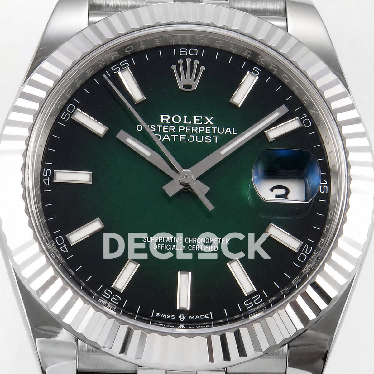 Rolex Datejust 41mm 126334 Green Ombre Clean Plus DD3235 Replica