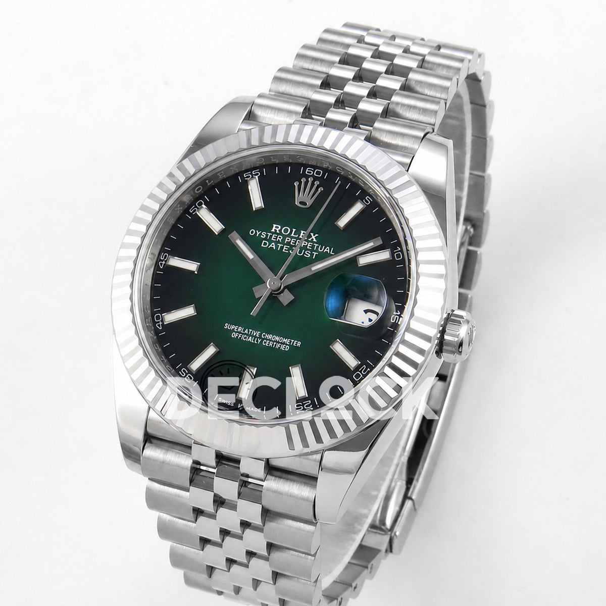 Rolex Datejust 41mm 126334 Green Ombre Clean Plus DD3235 Replica