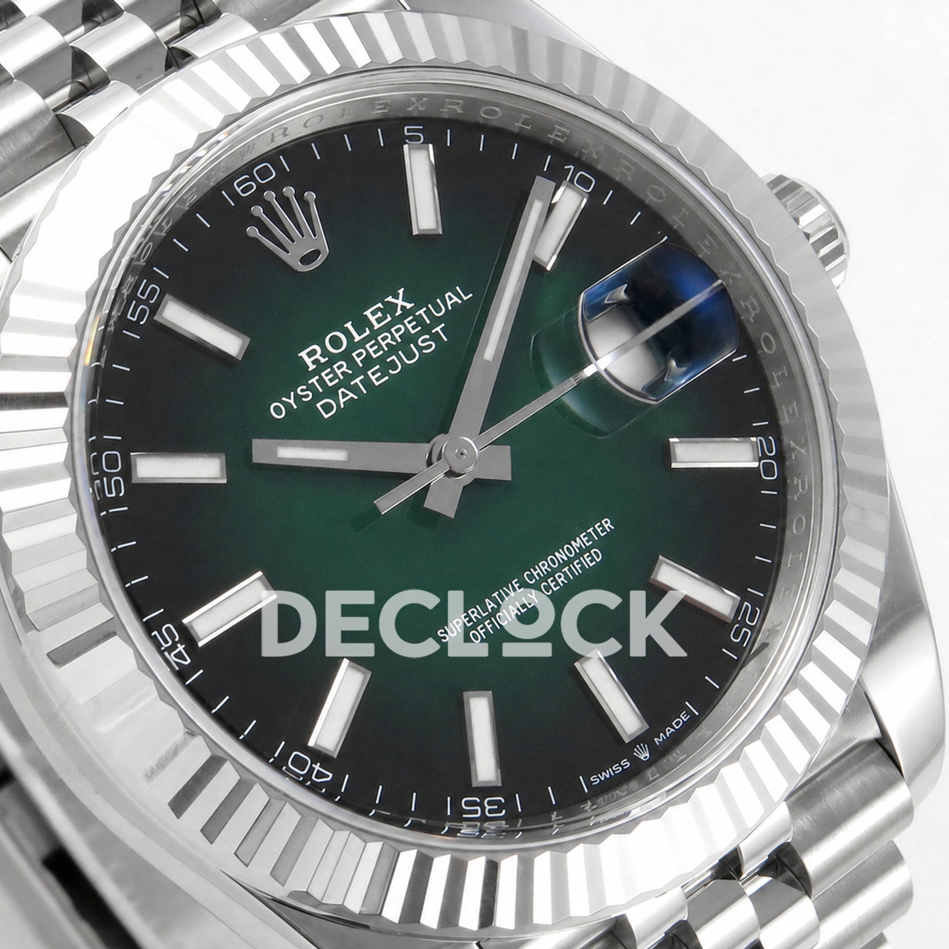 Rolex Datejust 41mm 126334 Green Ombre Clean Plus DD3235 Replica