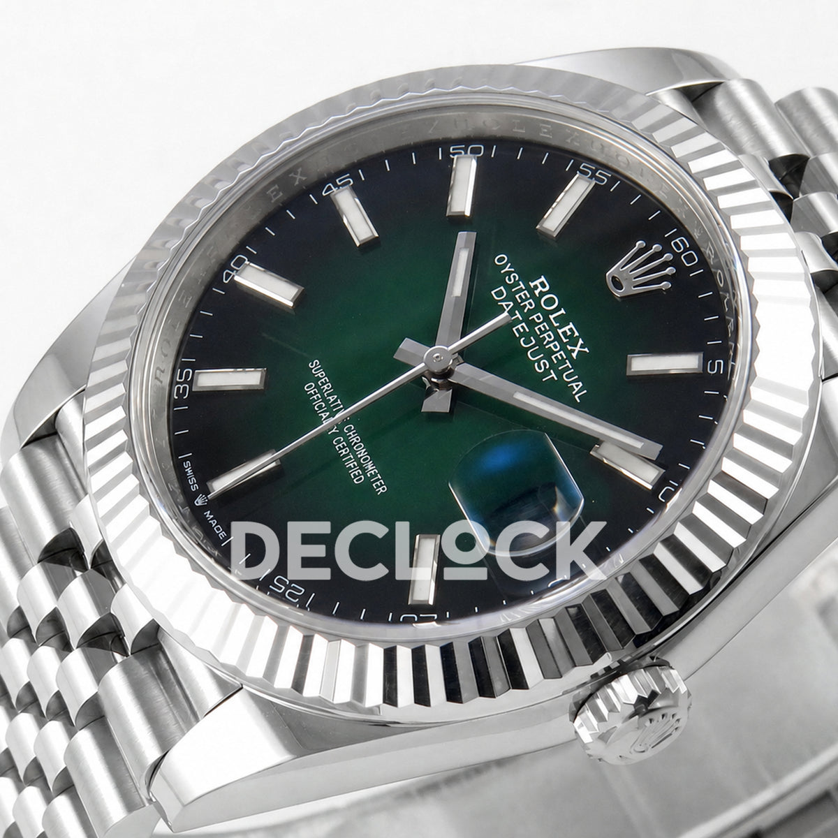 Rolex Datejust 41mm 126334 Green Ombre Clean Plus DD3235 Replica