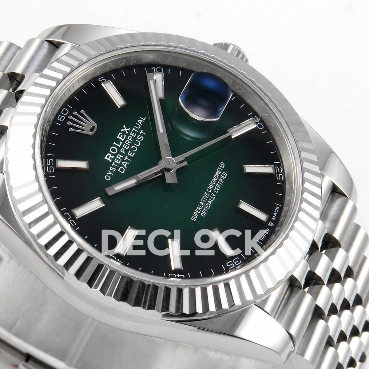 Rolex Datejust 41mm 126334 Green Ombre Clean Plus DD3235 Replica