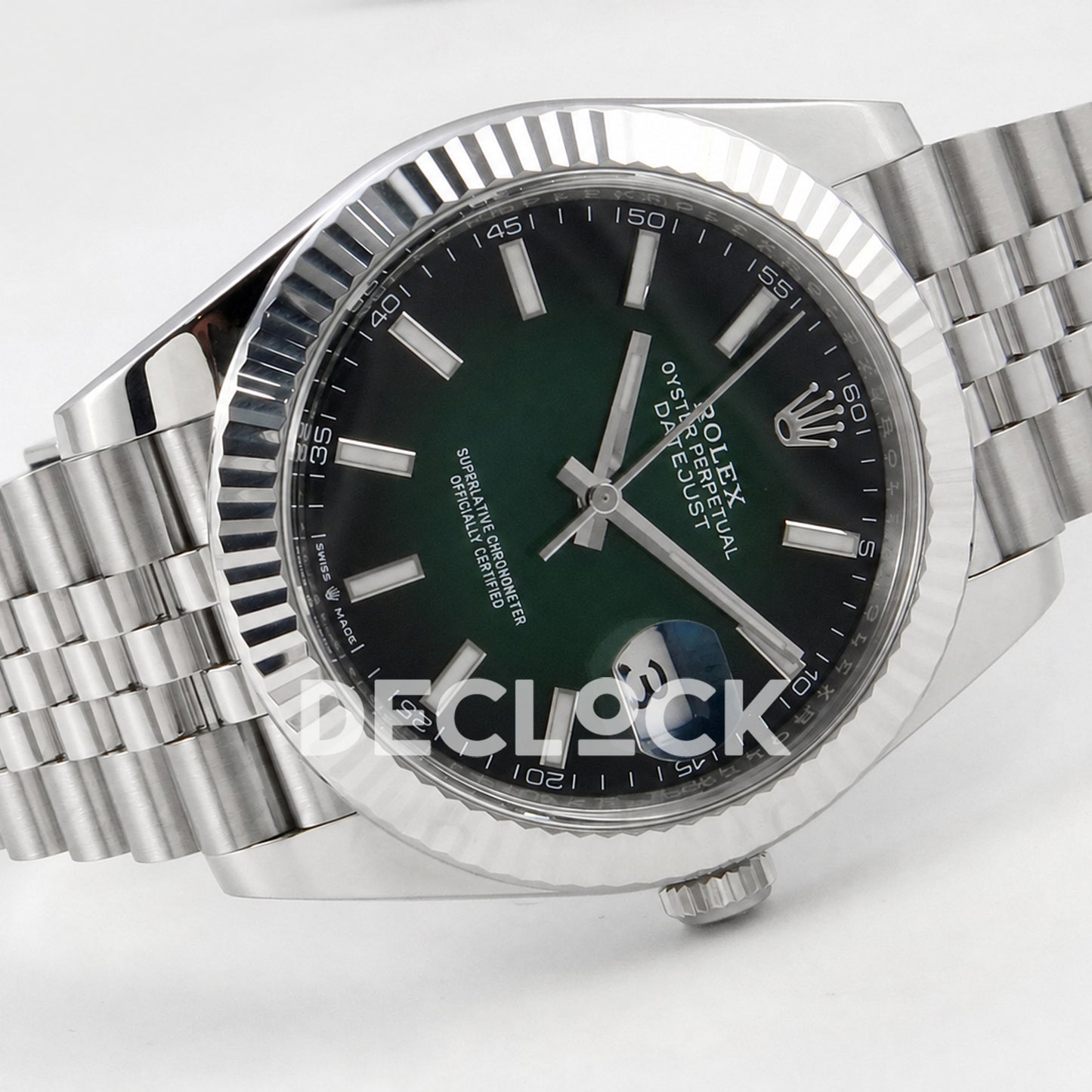 Rolex Datejust 41mm 126334 Green Ombre Clean Plus DD3235 Replica