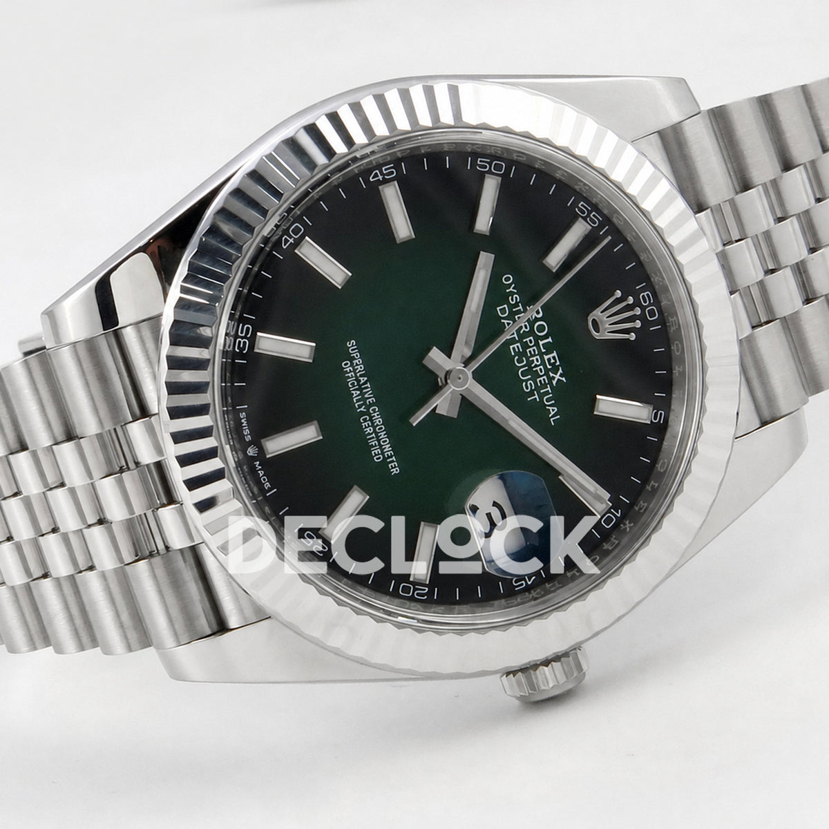 Rolex Datejust 41mm 126334 Green Ombre Clean Plus DD3235 Replica