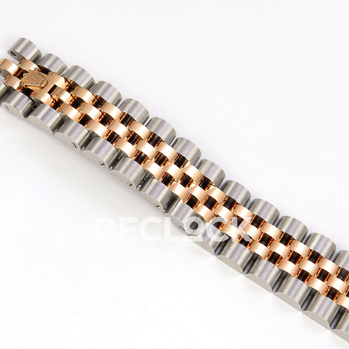Rolex Datejust 31 278271 Brown Diamond Rose Two-Tone Jubilee XRF A2236 replica - Two-tone Jubilee bracelet, polished rose-tone centre links and Rolex crown clasp