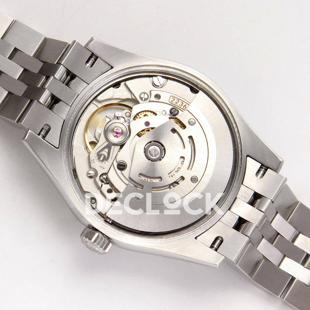 Rolex Datejust 31 278274 Blue Diamond Jubilee XRF A2236 replica - Open case showing the Asian2236 automatic movement