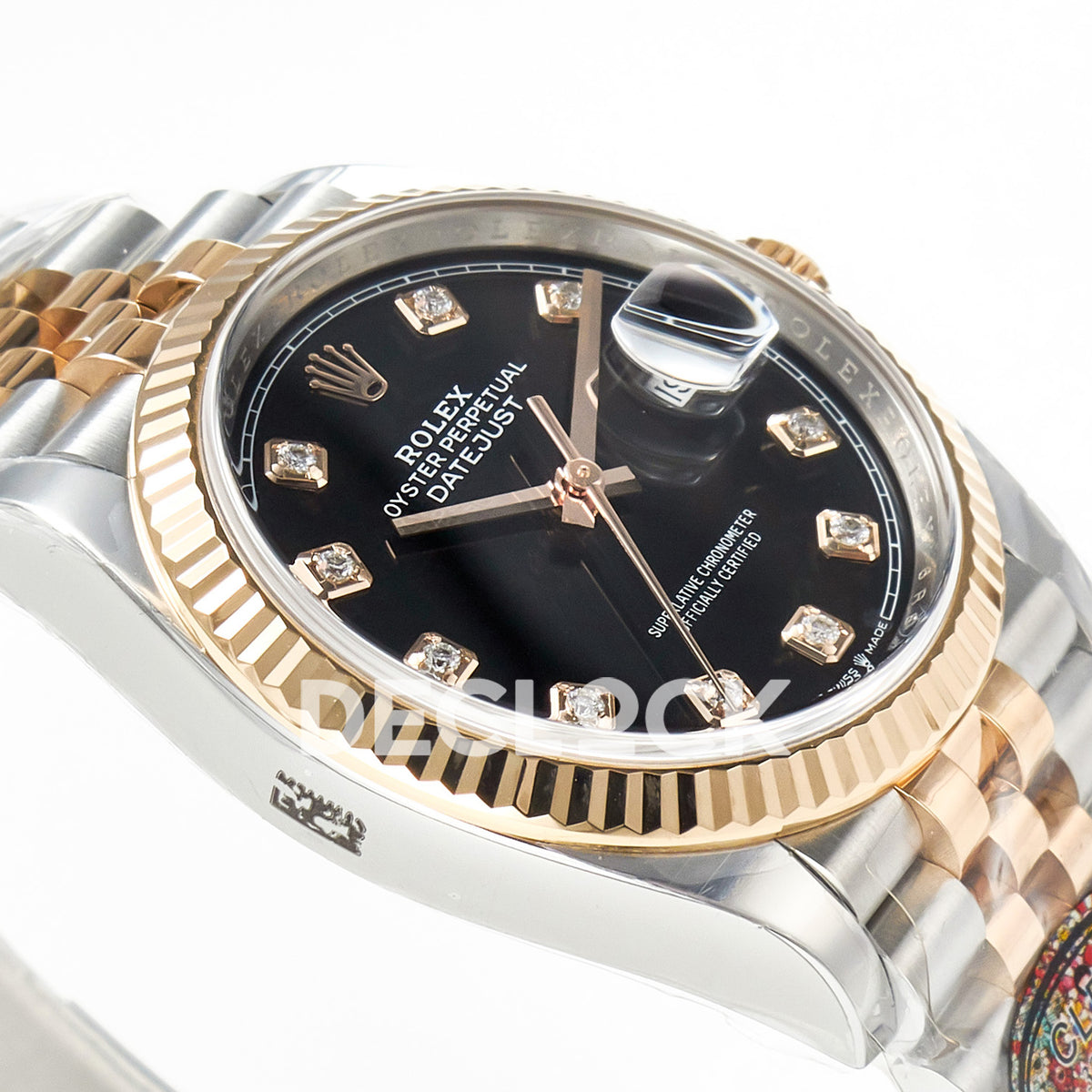 Rolex Datejust 36 126231 Black Diamond Jubilee — αντίθετη πλαϊνή όψη