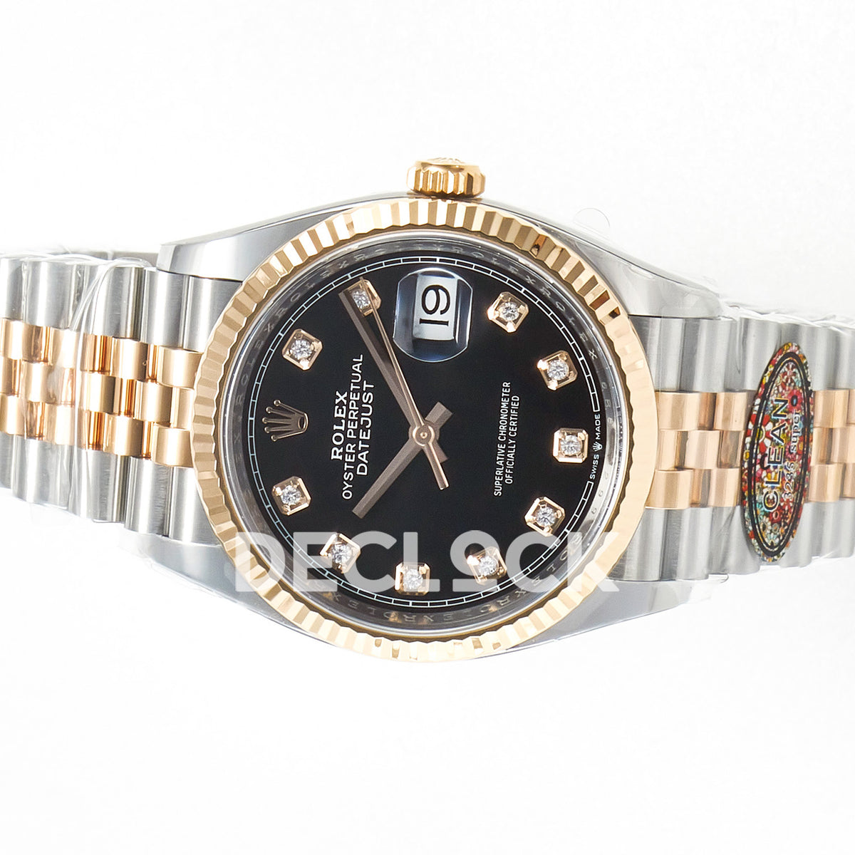 Rolex Datejust 36 126231 Black Diamond Jubilee — οριζόντια όψη