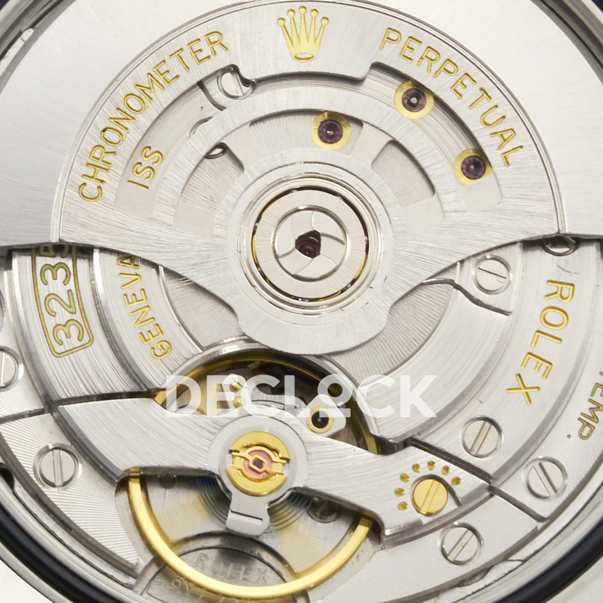 Rolex Datejust 36 126231 Black Diamond Jubilee — λεπτομέρεια μηχανισμού