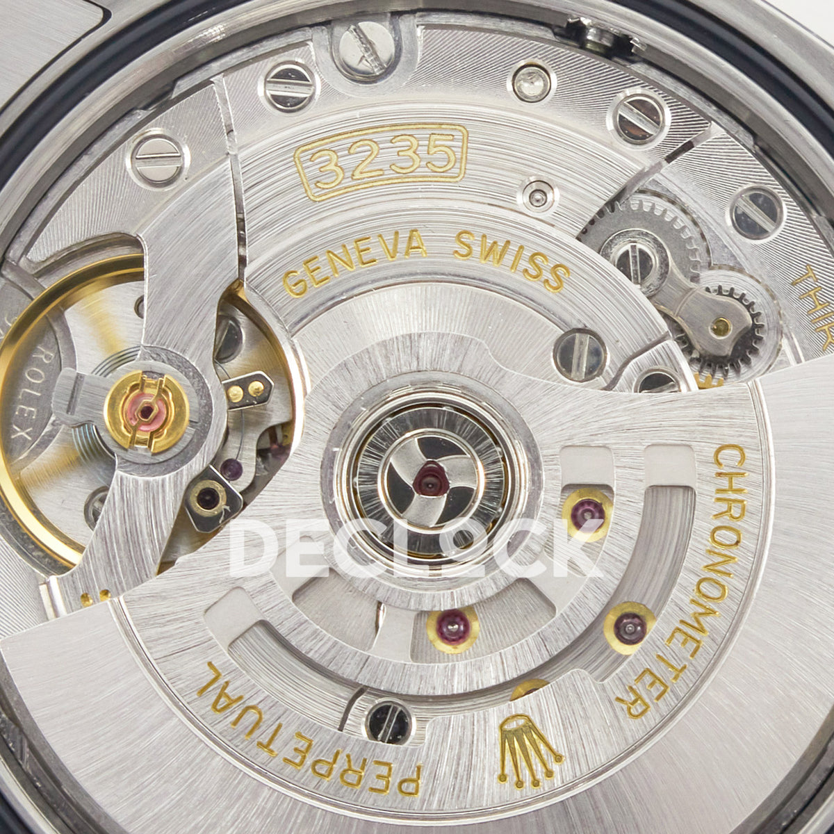 Rolex Datejust 36 126231 Black Diamond Jubilee — λεπτομέρεια μηχανισμού