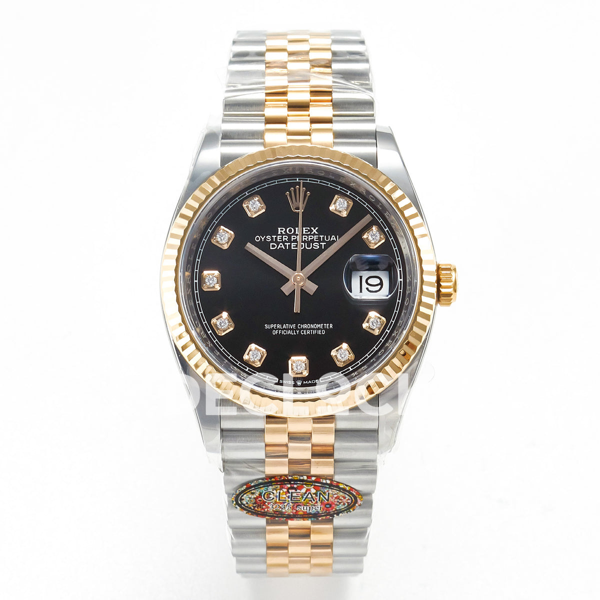 Rolex Datejust 36 126231 Black Diamond Jubilee — μπροστινή όψη