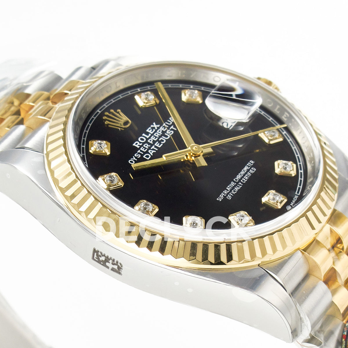 Rolex Datejust 36 126233 Black Diamond Jubilee — αντίθετη πλαϊνή όψη