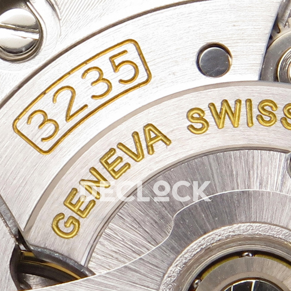 Rolex Datejust 36 126233-0031 VSF silver Roman dial two-tone Jubilee VS3235 V2 — caliber engraving