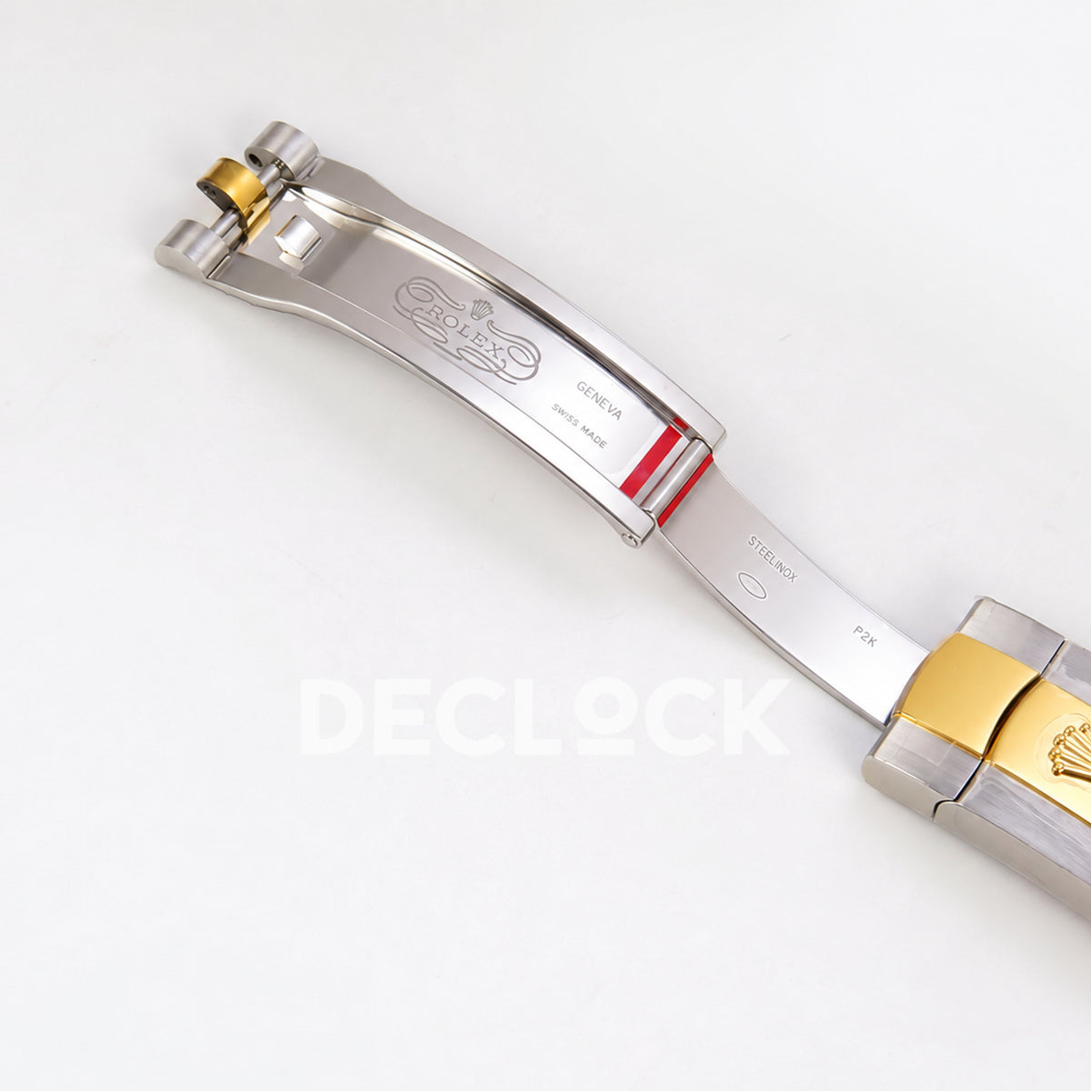 Rolex Datejust 36 126233-0031 VSF silver Roman dial two-tone Jubilee VS3235 V2 — clasp interior