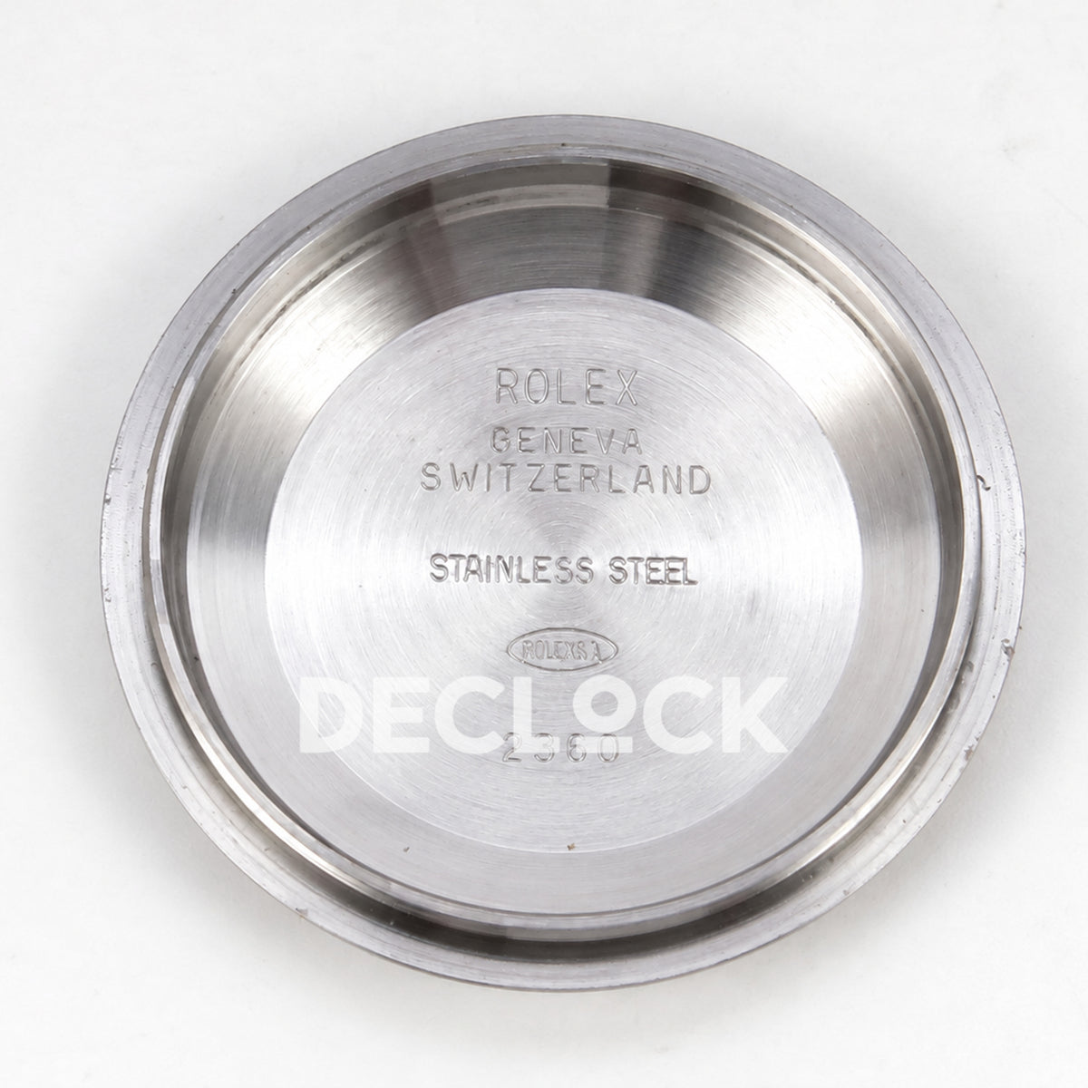 Rolex Datejust 36 126233-0031 VSF silver Roman dial two-tone Jubilee VS3235 V2 — inner caseback