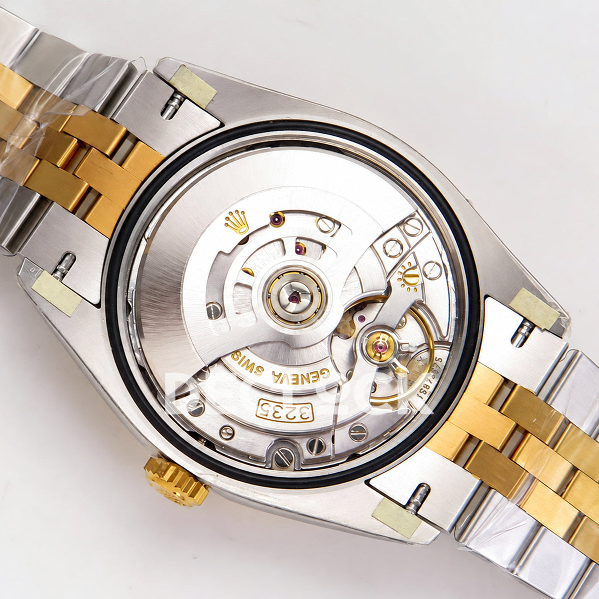 Rolex Datejust 36 126233-0031 VSF silver Roman dial two-tone Jubilee VS3235 V2 — movement rotor