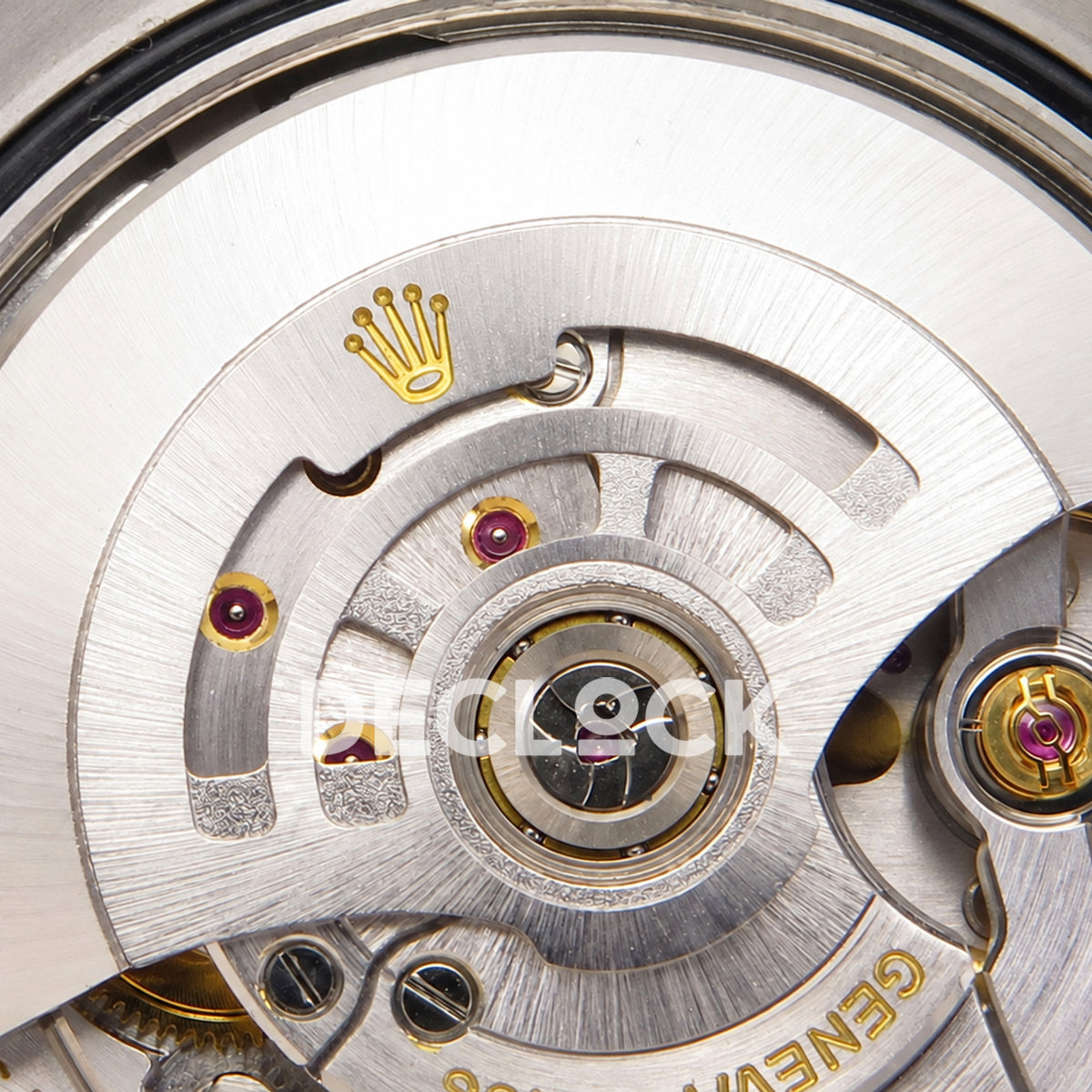 Rolex Datejust 36 126233-0031 VSF silver Roman dial two-tone Jubilee VS3235 V2 — rotor detail