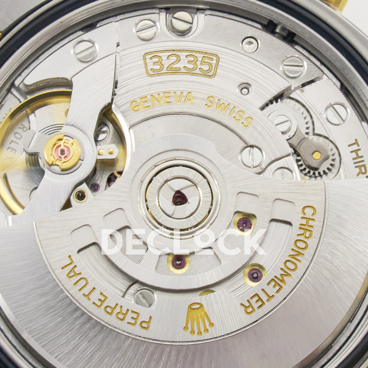 Rolex Datejust 36 126233 YG Diamond Jubilee — ρότορας μηχανισμού