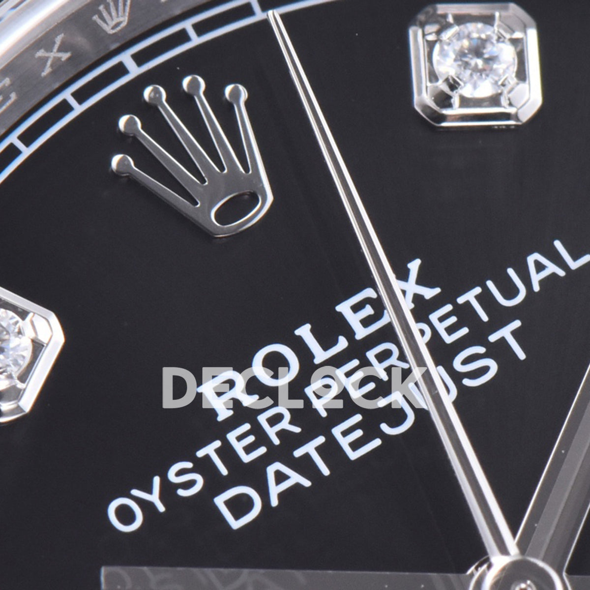 Rolex Datejust 36 126234 Black Diamond Jubilee — διακοσμητικοί δείκτες