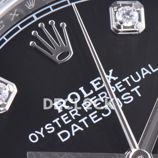 Rolex Datejust 36 126234 Black Diamond Jubilee — διακοσμητικοί δείκτες