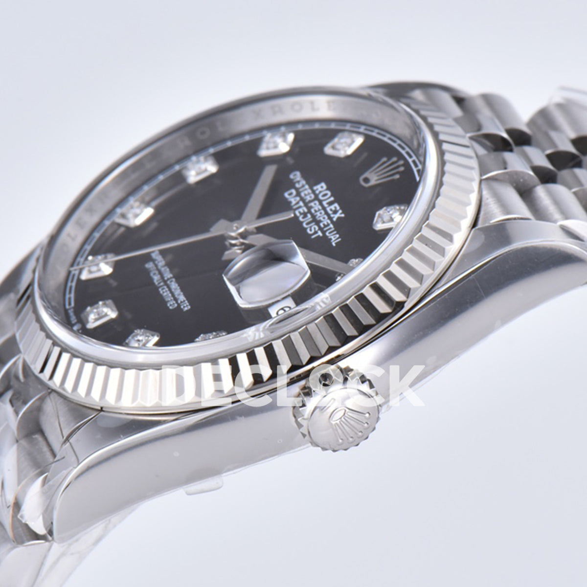 Rolex Datejust 36 126234 Black Diamond Jubilee — προφίλ καντράν
