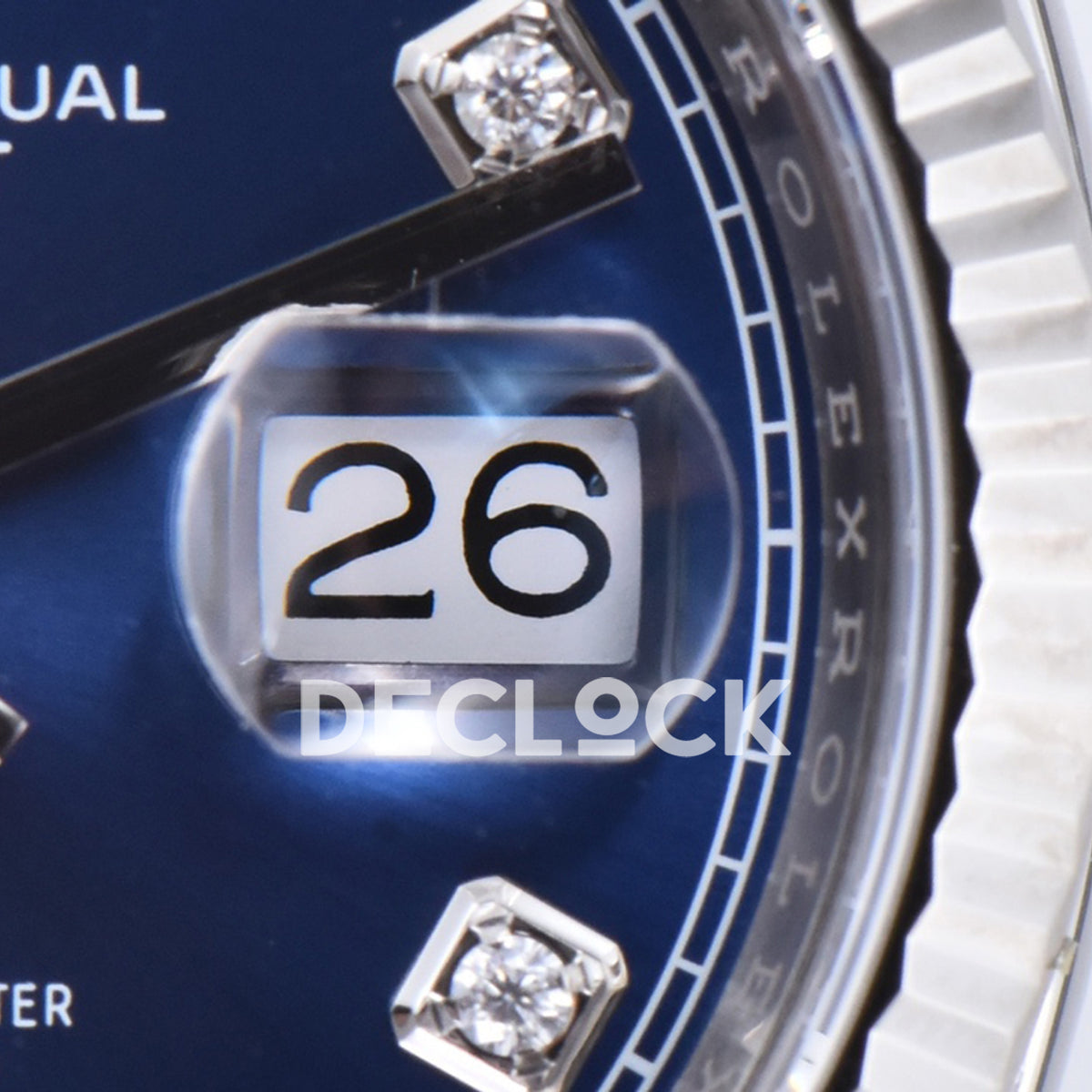 Rolex Datejust 36 126234 Blue Diamond Jubilee — ημερομηνία