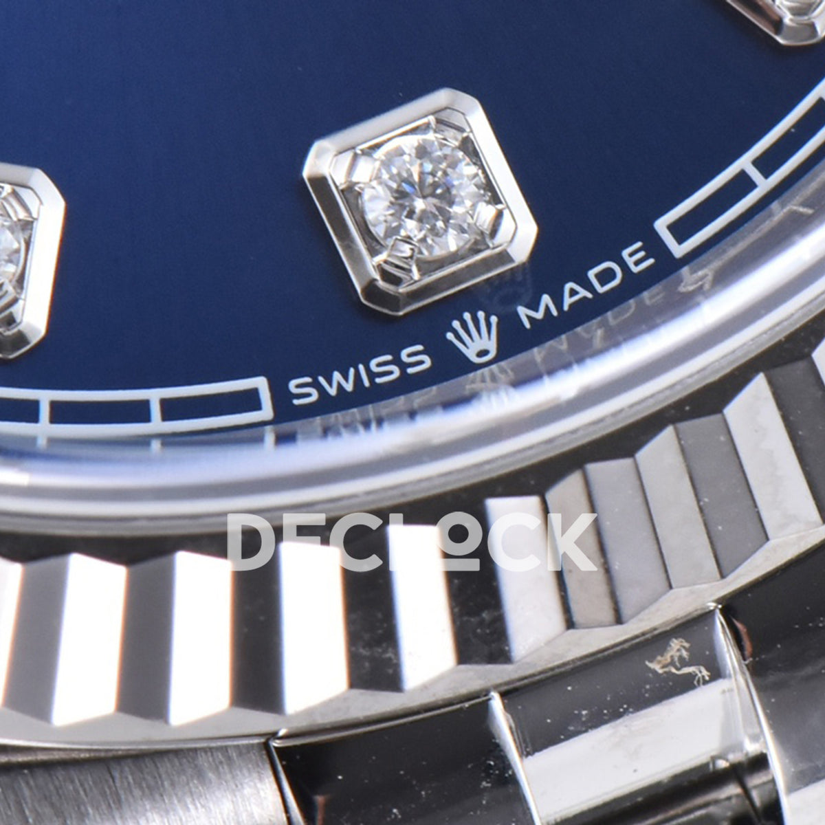 Rolex Datejust 36 126234 Blue Diamond Jubilee — διακοσμητικοί δείκτες