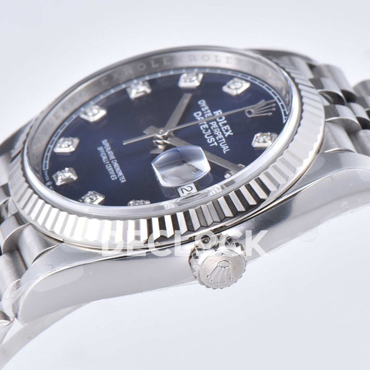 Rolex Datejust 36 126234 Blue Diamond Jubilee — προφίλ καντράν
