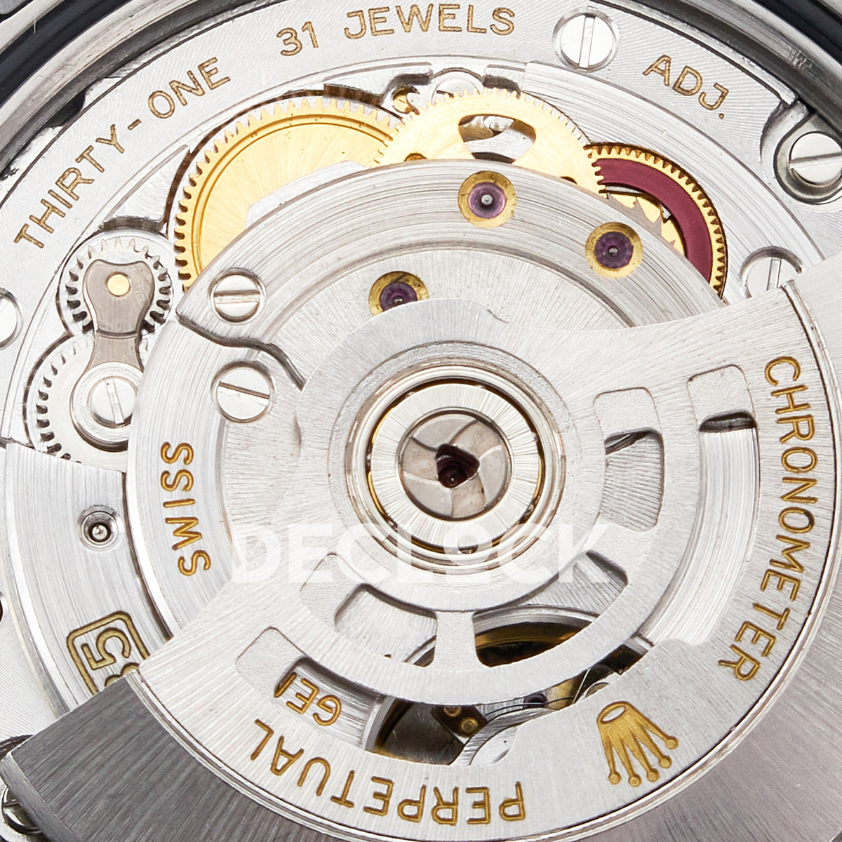 Rolex Datejust 36 126234 Blue Fluted Jubilee — γέφυρες μηχανισμού