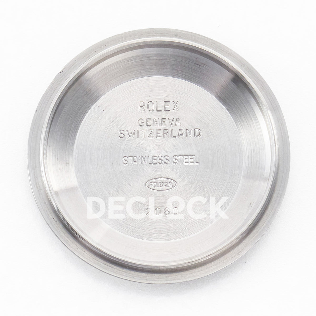 Rolex Datejust 36 126234 Blue Fluted Jubilee — εσωτερικό καπακιού