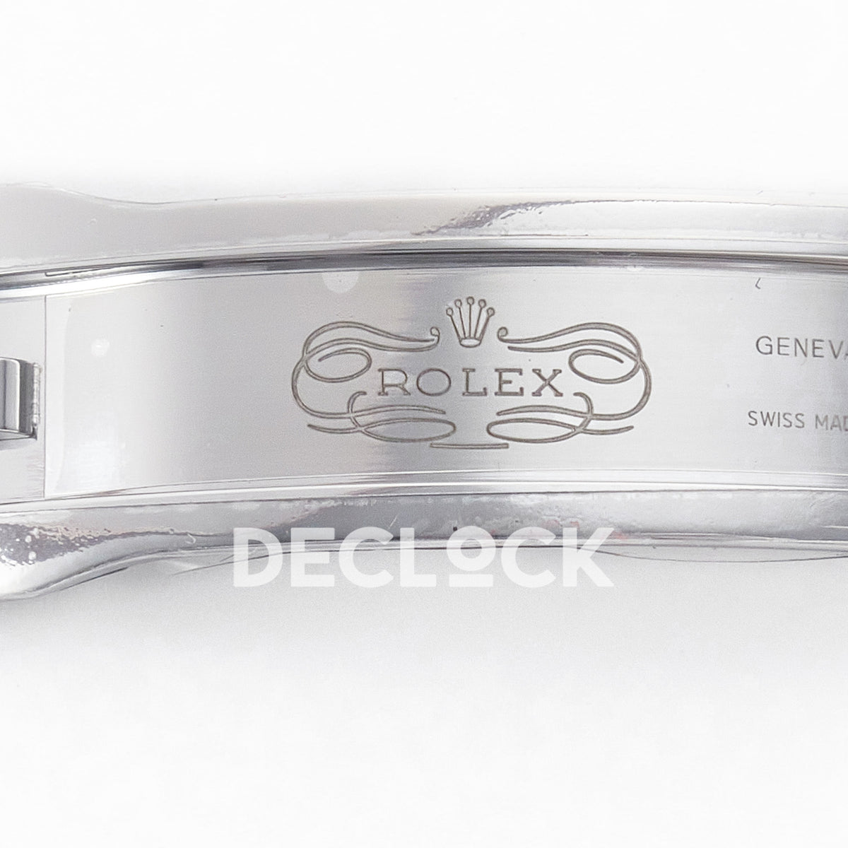 Rolex Datejust 36 126234 Blue Fluted Jubilee — λογότυπο κουμπώματος